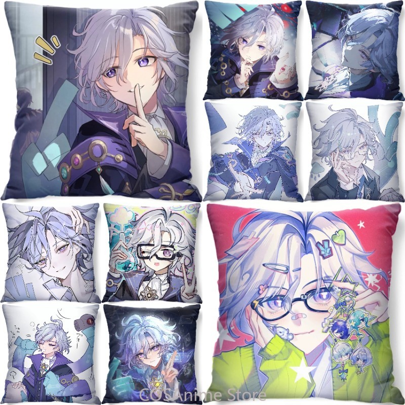 Throw Pillow - ميتيا غينشين إمباكت وسادة مربعة قطيفة