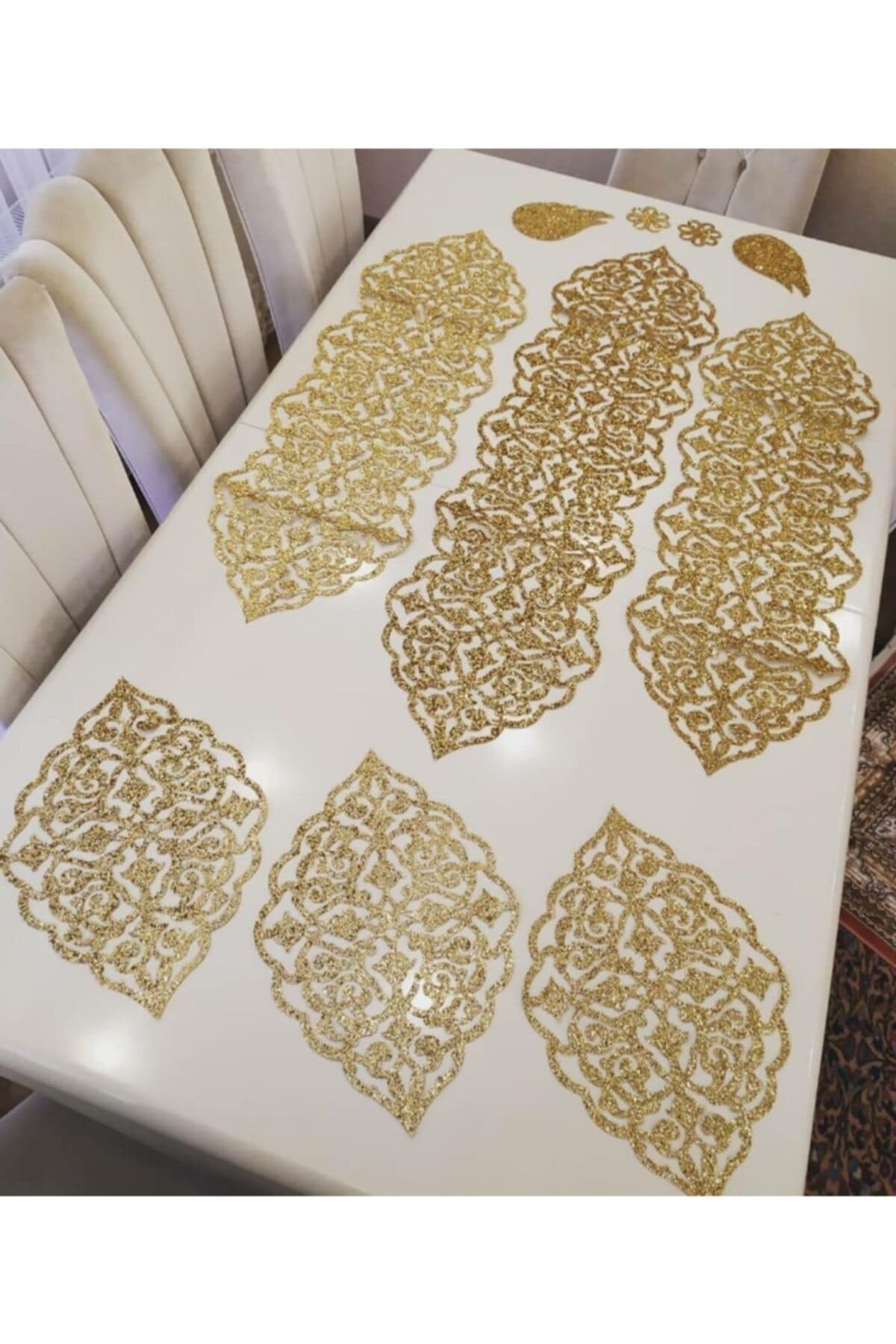 طقم مفرش طاولة وفوط مائدة من ا - مراجعة Table Runner وسعره