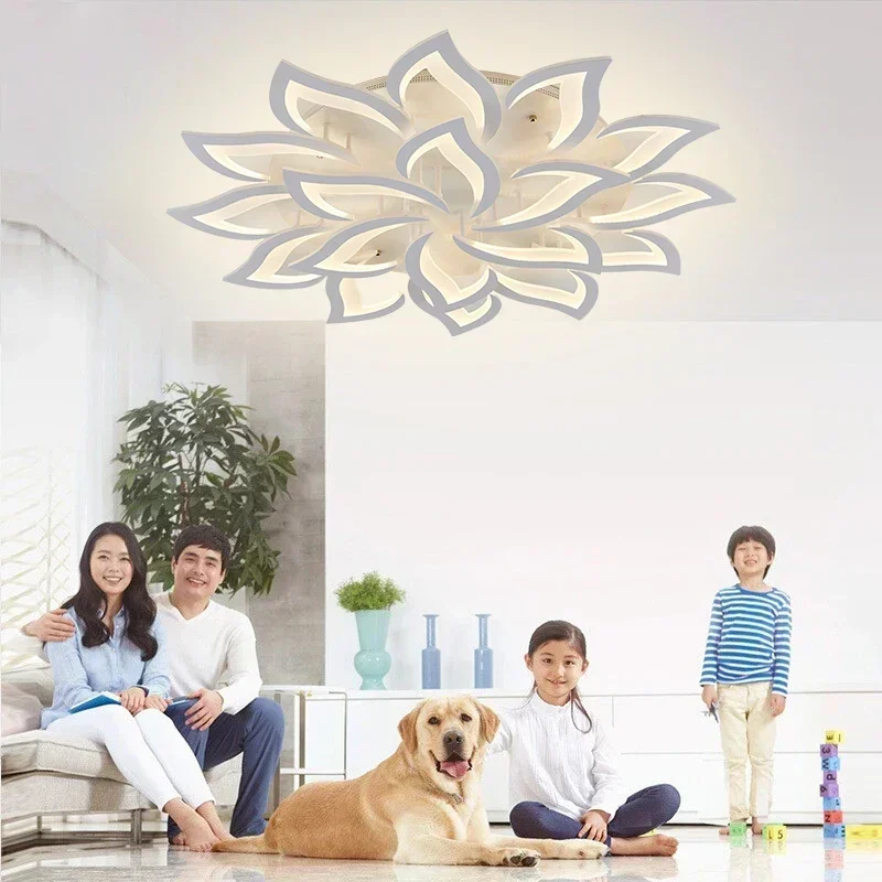 مصمم LED البتلة الثريا غرفة ال - مراجعة Interior Design High End وسعره