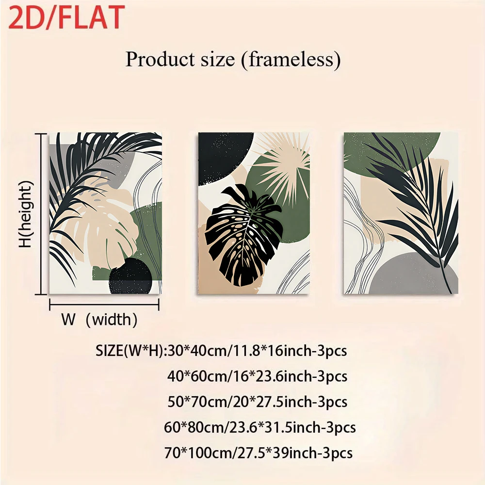 مجموعة من ثلاث لوحات قماشية بد - مراجعة Abstract Canvas Set وسعره