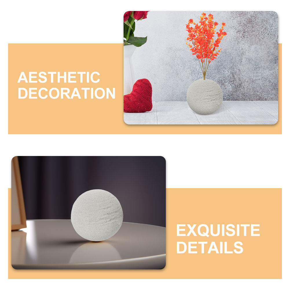 قطعتان من كرات الفوم الزهري ال - مراجعة Vase Decor وسعره