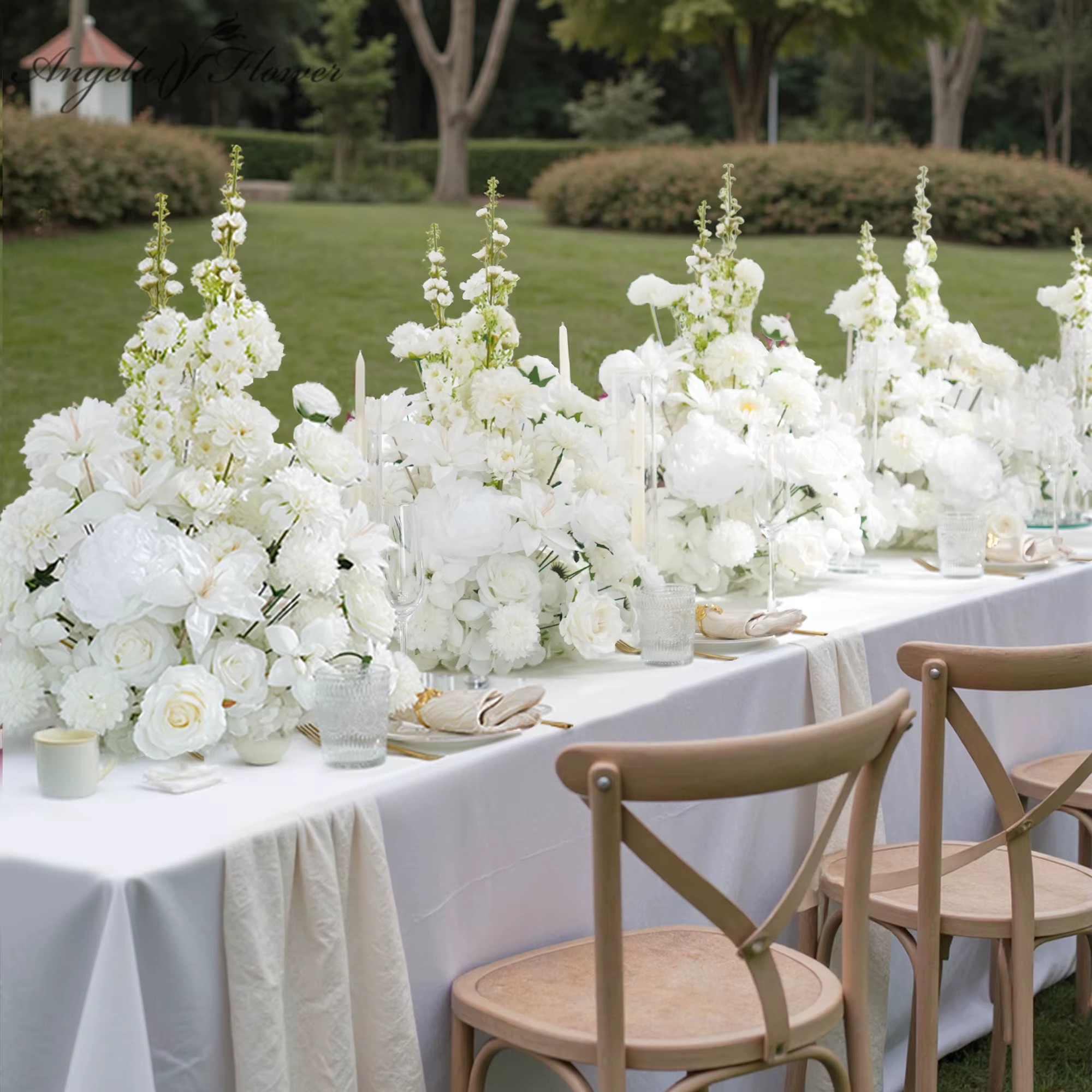 A8966 باقة زهور حمراء قائمة بذ - مراجعة Table Runner وسعره