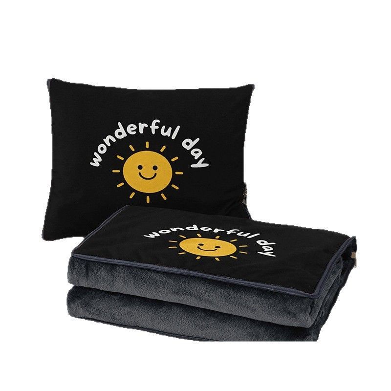 بطانية وسادة مخملية رمادية ناع - مراجعة Throw Pillow وسعره