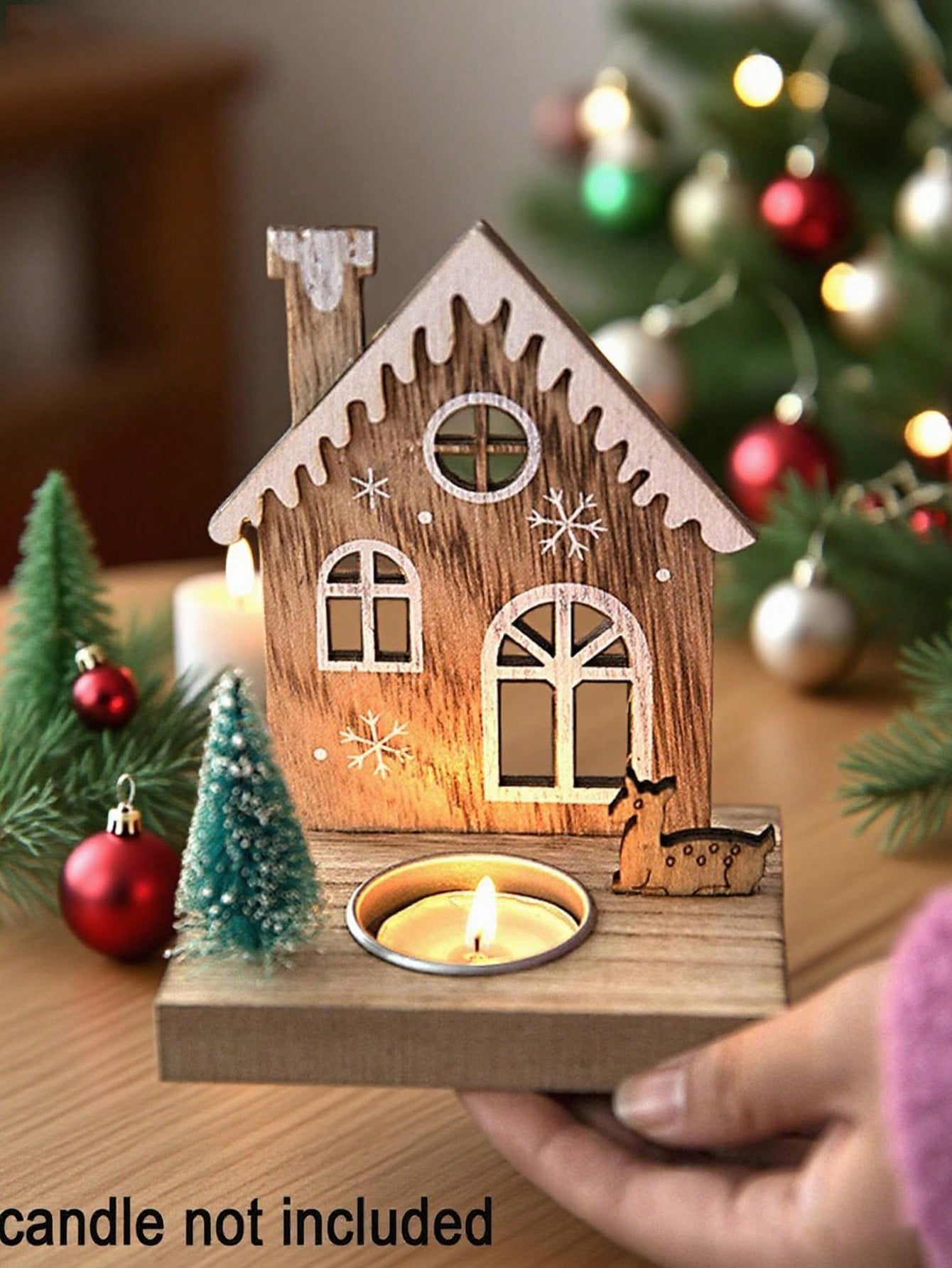 قطعة واحدة من حامل الشموع الخش - مراجعة Candle Holder Decor وسعره