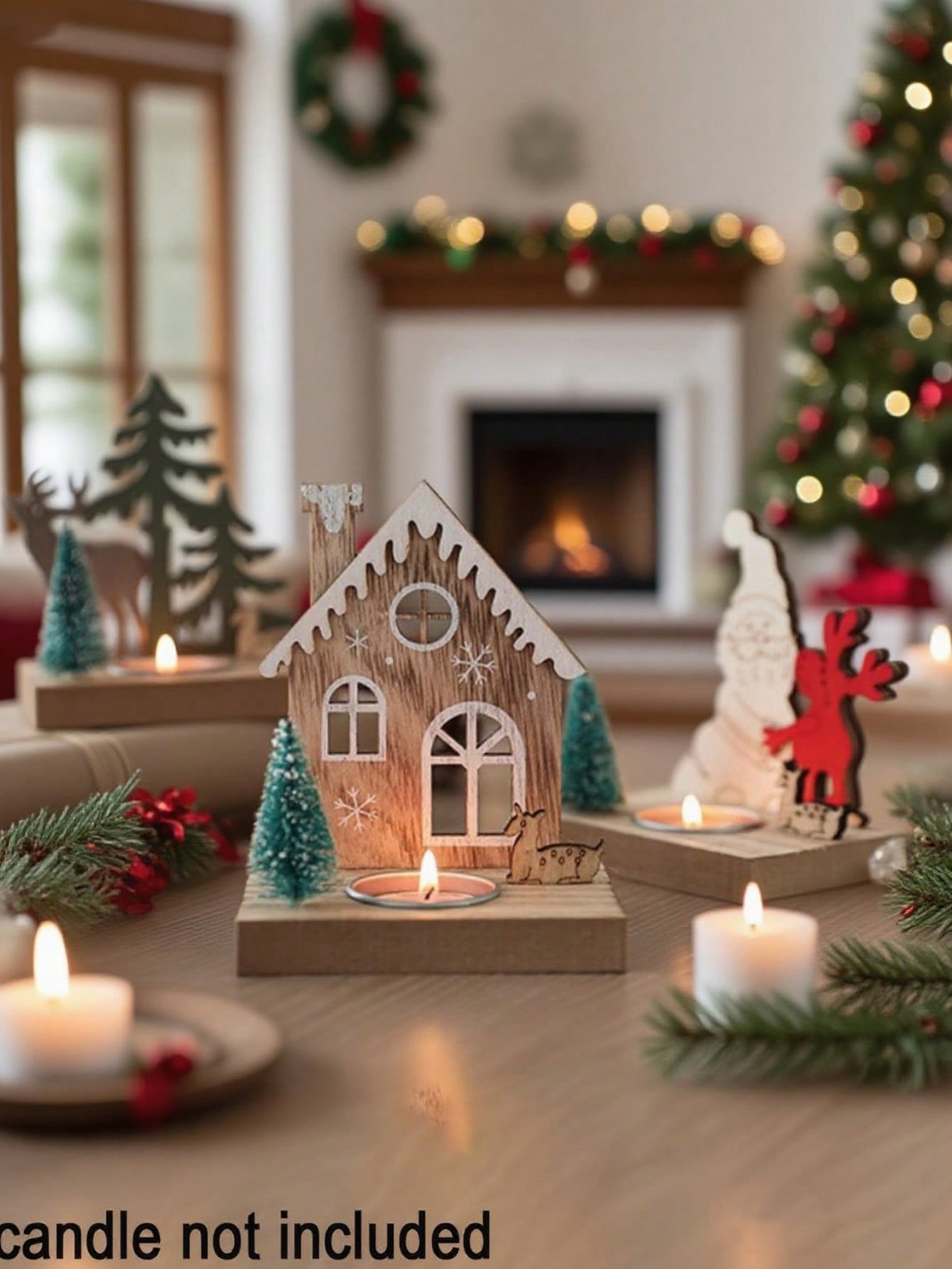 قطعة واحدة من حامل الشموع الخش - مراجعة Candle Holder Decor وسعره