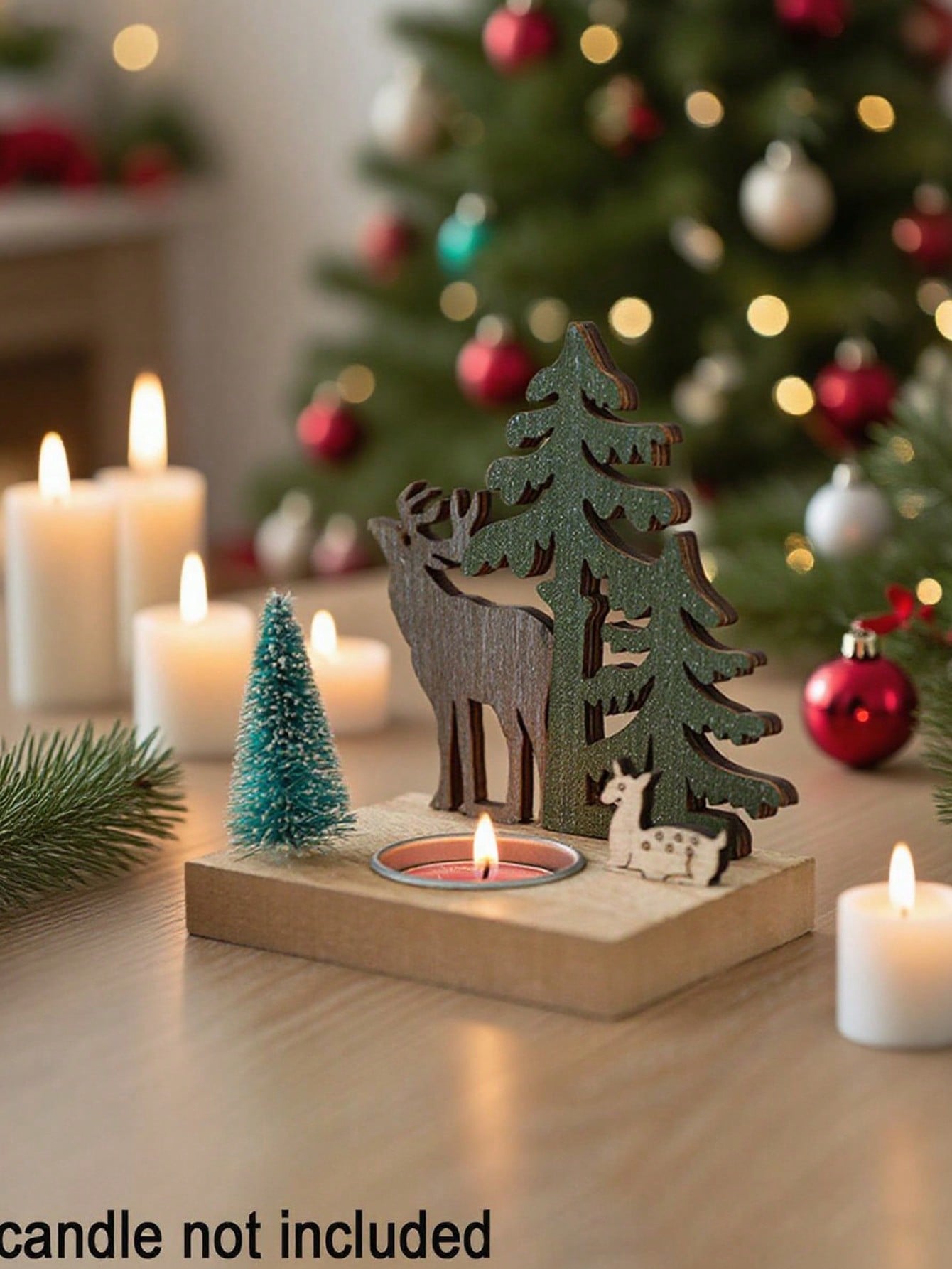 قطعة واحدة من حامل الشموع الخش - مراجعة Candle Holder Decor وسعره