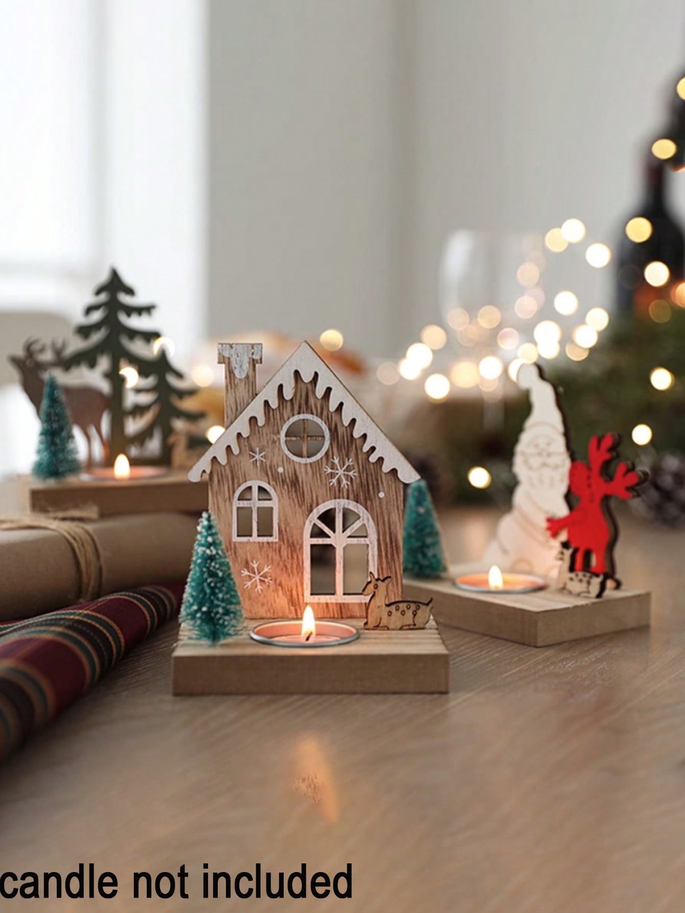قطعة واحدة من حامل الشموع الخش - مراجعة Candle Holder Decor وسعره