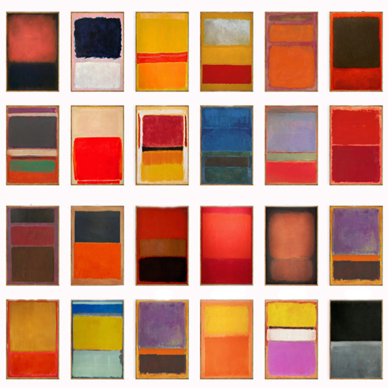 ديكور الجدران، مجموعات ملصقات  - مراجعة Abstract Canvas Set وسعره